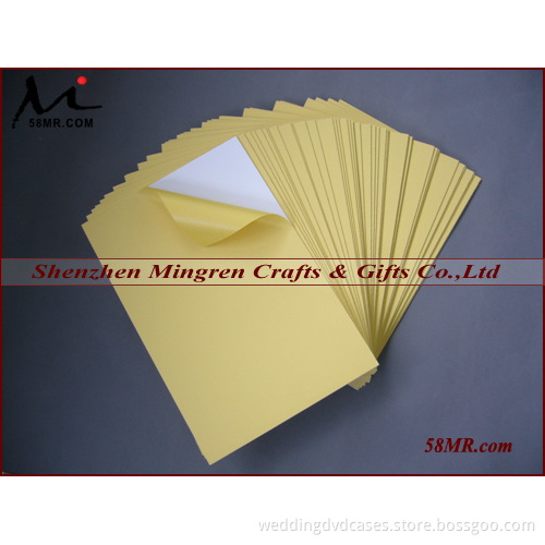 0.2-1.5MM Black and White Double Side Glue PVC Sheet For Photo Album Page